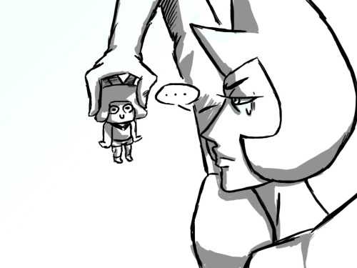 albin0-toucan:  Yellow Diamond sees leggy ruby for the first time. 