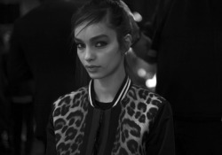 Senyahearts:  Backstage At Ermanno Scervino - F/W 2014 Rtw Photographed By: Stefano