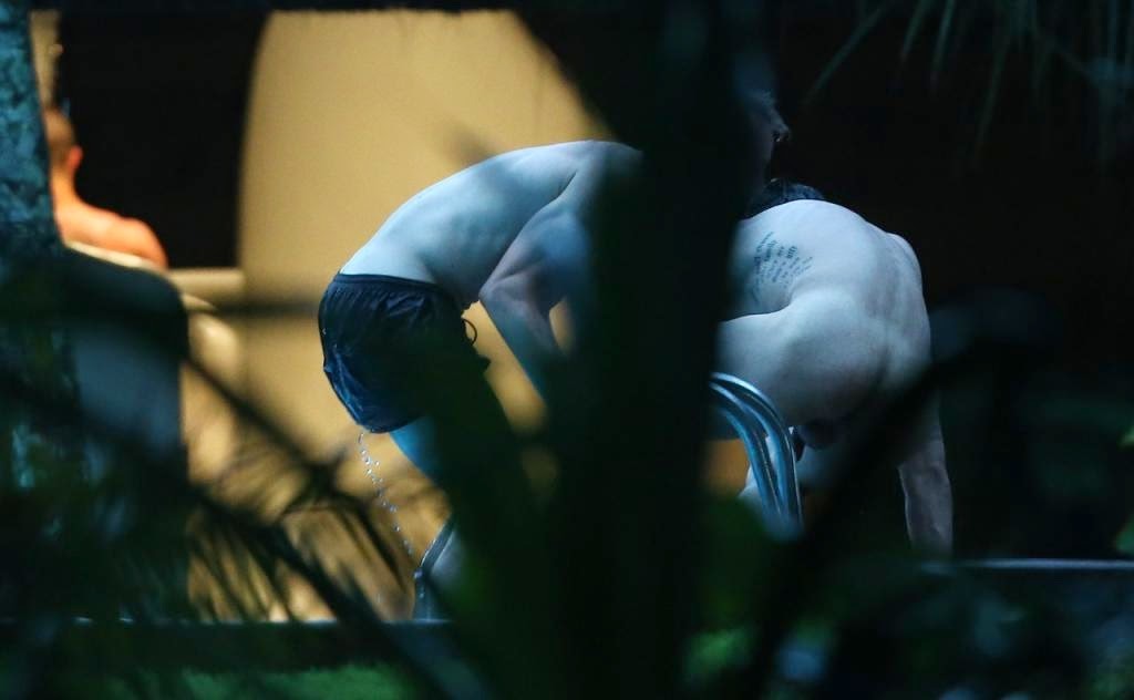 notashamedtobemen:  More of Dejan Lovren and the Croatian soccer team poolside in