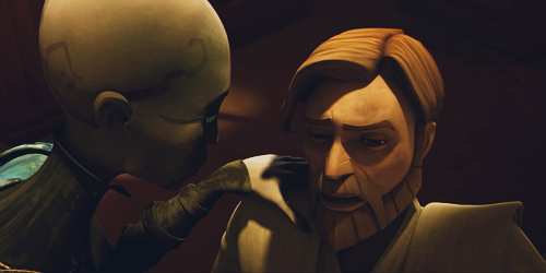 stillwinterair:  A: “Kenobi, don’t tell me someone’s finally knocked the fight out of you. Wake up!”O: “Ventress?”A: “It looks like I’m here to rescue you.”O: “When did you become the good guy?”A: “Don’t insult me.”O: “Ah,