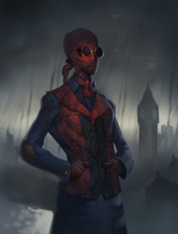 timetravelandrocketpoweredapes:  Spiderman London by Arthur Gimaldinov 