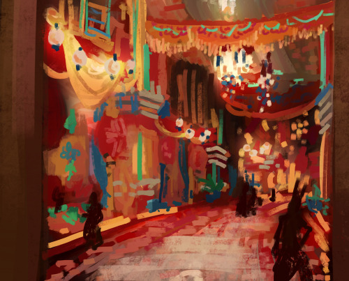 Quick study of Balshahn Bazaar, Radz-at-Han 