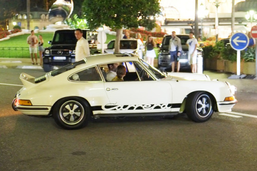 1973 Porsche 911 Carrera RS 2.7.This nightly scene on Casino Square in Monte-Carlo teaches us three 