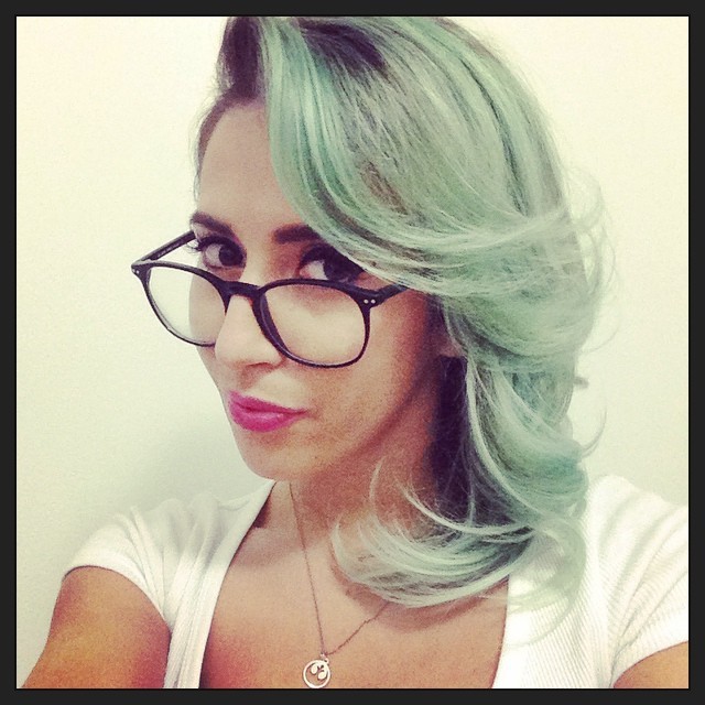 Ok. Well. My hair is this weird pale green color because the green just won&rsquo;t