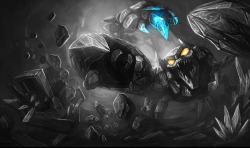 Monochromatic Splash Art: Classic Skarner by AODRG 