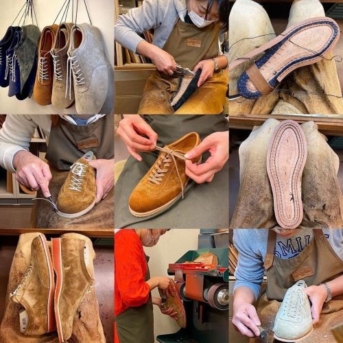 Each pair of Hiro Yanagimachi LS1 sneakers are made to order and meticulously handcrafted in the HY 