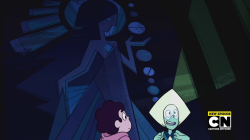 amalgarn:  stevenuniverseconspiracies:  Blue, Yellow, and White Diamonds in the Moon Base And the pink corner of the room we haven’t been allowed to see yet   Exceptthat ain’t rose