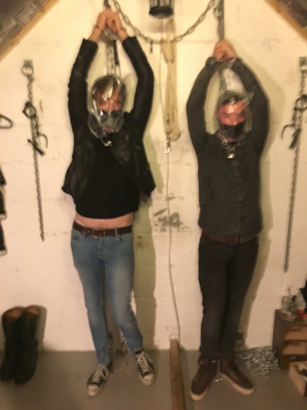 jamesbondagesx:  Two lads captured and restrained. 