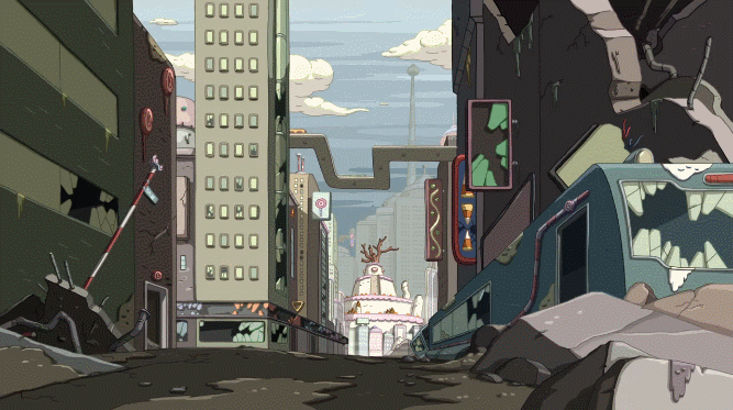 mightyenawolf:  The Candy Kingdom over the centuries.   Peeps’ll never starve in