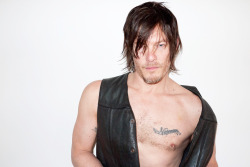 terrysdiary:  Norman Reedus at my studio #9 