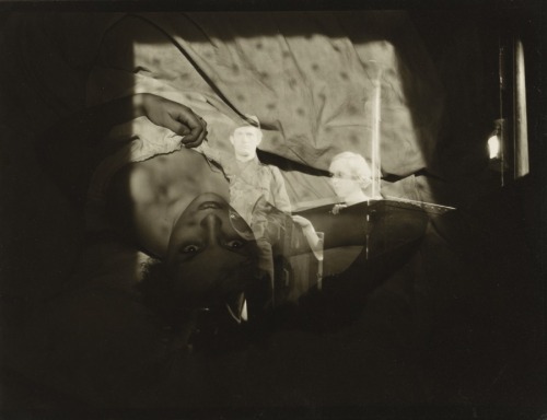 madivinecomedie: madivinecomedie: Roger Parry. Double Exposure. Woman on Bed 1933 See also