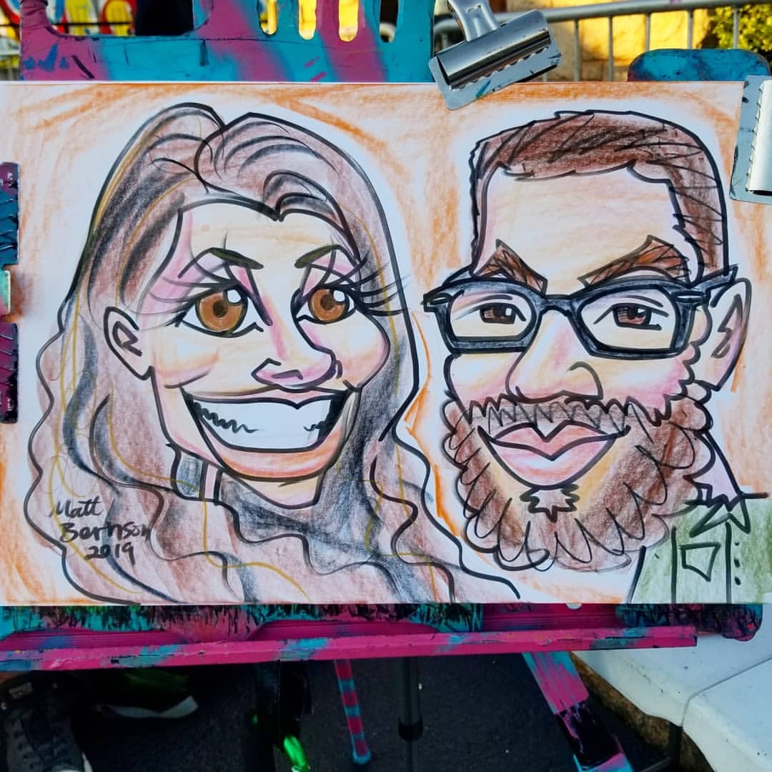 Caricature from Oktoberfest in Framingham.  Thanks for having me!   =============