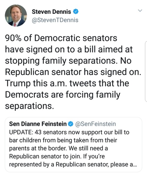 liberalsarecool:  Every Trump tweet is a lie. Trump is always the victim. Trump gaslights reflexively.Invoking the bible to justify breaking up families and stealing children is a clear message to the world: Republicans have left the human race, they