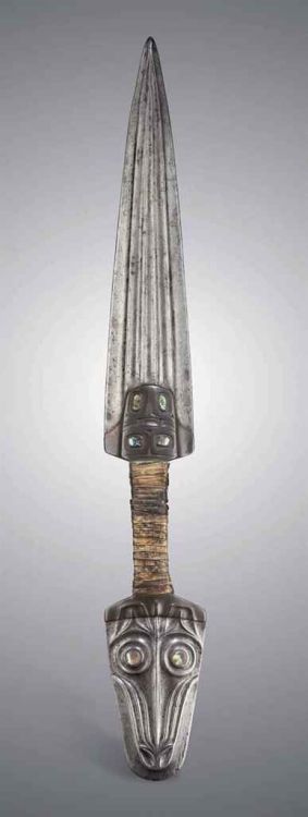 Tlingit dagger, Southern Alaskan Coast, 19th century.from Christies