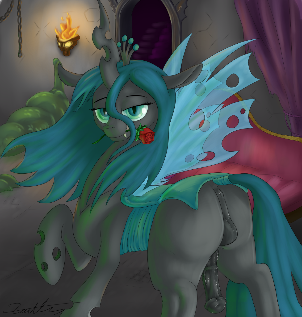 Just uploading these so I can tag them under my art :PChrysalis I did in a small