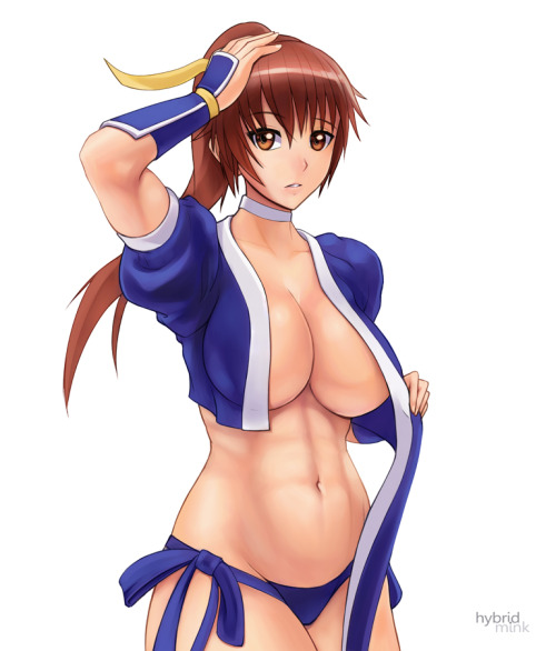 fandoms-females:muscle_kasumi_by_hybridmink ( TMG #4 - Not enough blood )  <3 <3 <3