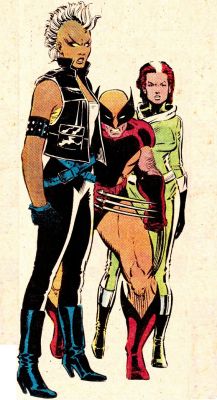 comicbookvault: Storm, Wolverine &amp; RogueBy John Romita Jr. (pencils), Dan Green (inks) &amp; Glynis Wein (colors)UNCANNY X-MEN #179 (Mar. 1984) 
