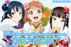 Love Live! School Idol Project Confessions