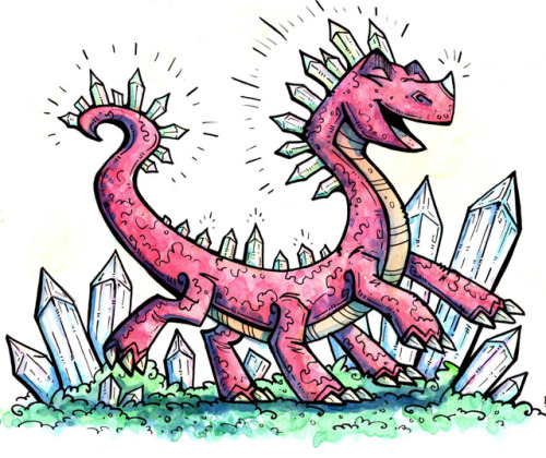 Sometimes you feel sparkly! Drawing more dragons and doing classes in the MI area this Summer. Check