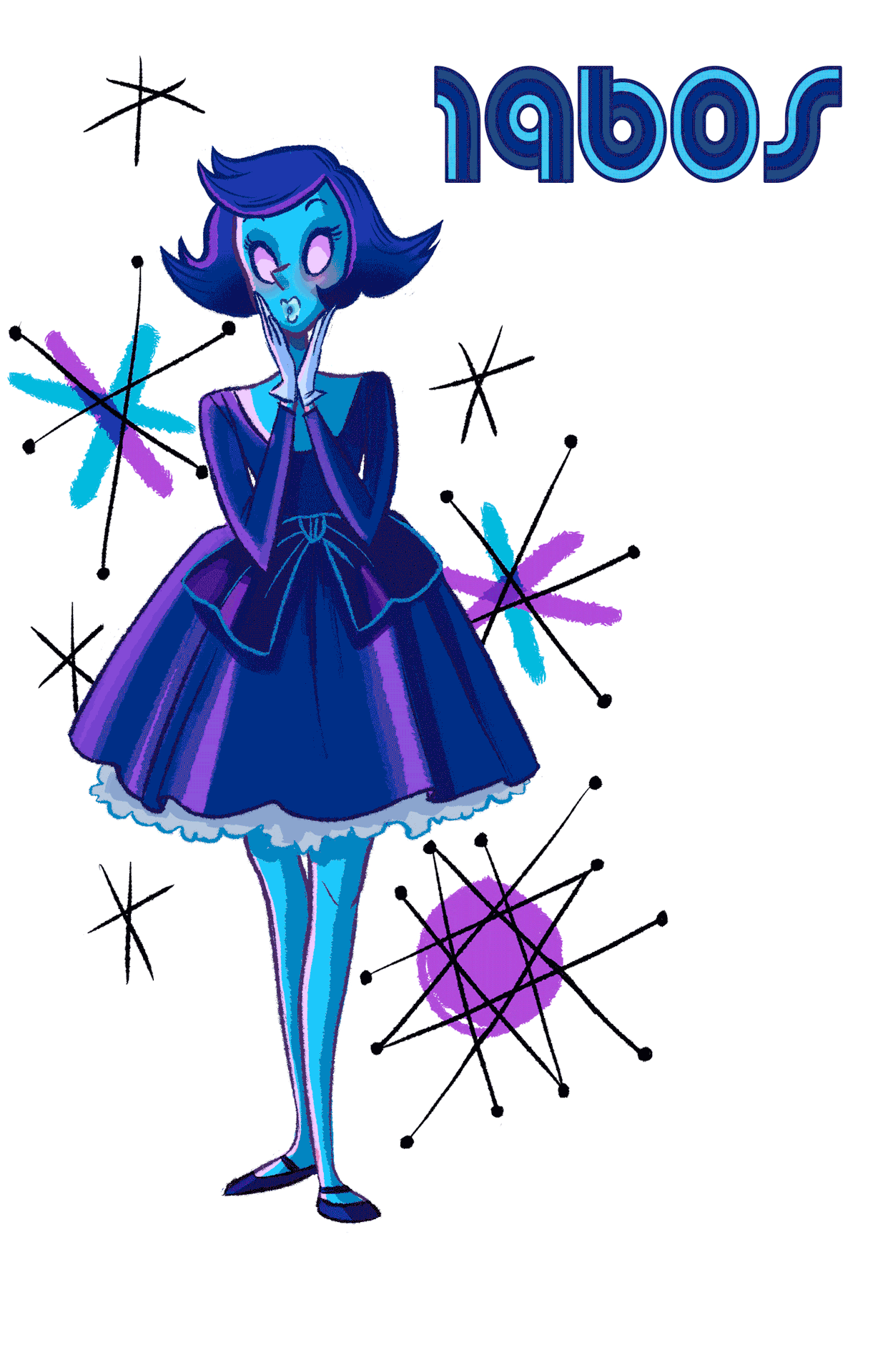 kathudsonart:  I might do more fusions… thinking 1880s Opal and 1990s Stevonnie.