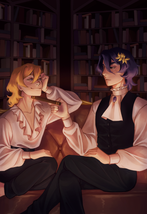 Illustrated A Scene From My Friends Fic. Finally (;)