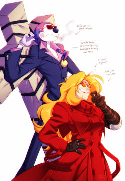 Bechnokid:i Am Officially Trigun Trash. I Am Suffering. So Here’s Rosa And Etahis