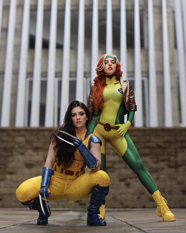 Wolverine cosplay by ZoogirlQ Rogue cosplay by Missbricosplay