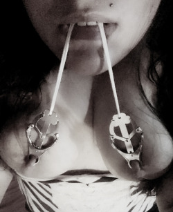 b0undbydesire:Love my clover clamps, they