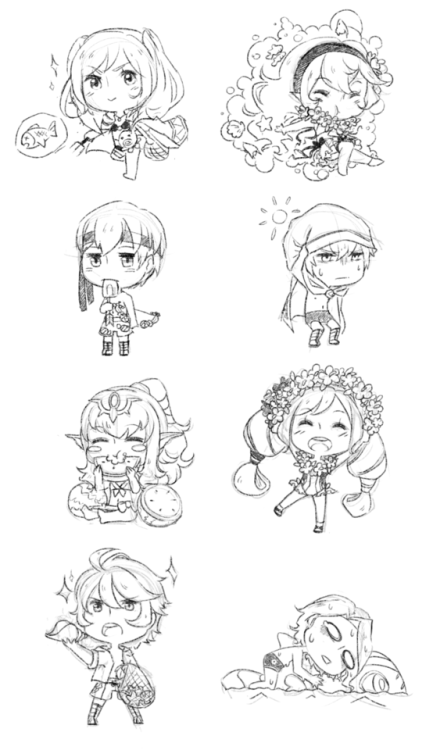 lithety:I’ve been in the mood to draw some Chib’s todayMight as well as try to create keychains out 