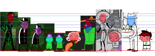 I Made A Heights Chart Because I Wanted To Know How Tall The Midnight Crew Is Compared To Everyone Else