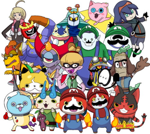 I thought about Yokai Watch 4 having amiibo support&hellip;so I threw together a little concept for 