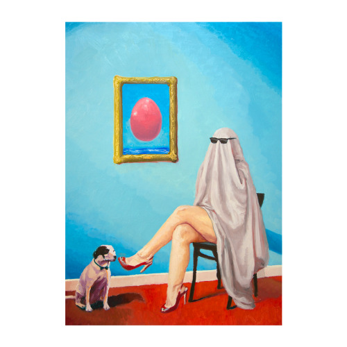 “Waiting for Eros” - 201950x70cm oil on canvasOriginal available[Art prints available]