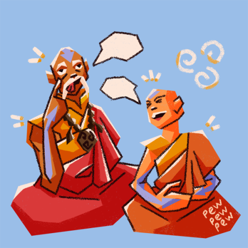 gays4korra:pewpewpew:@aangweek day 2: Family/Gyatso (synonyms) Instagram / Tip Jar / Commissions [ID