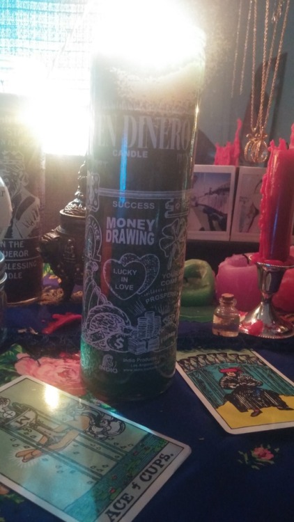 Personal money spell:What you need :Ace of cups tarot9 of cups tarotMoney oilMoney candle (i got thi