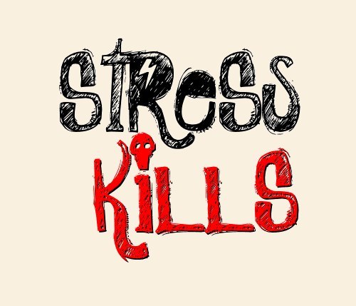STRESS Kills Organic Tshirt