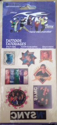 fuckyeah1990s:  NSYNC Temporary Tattoos