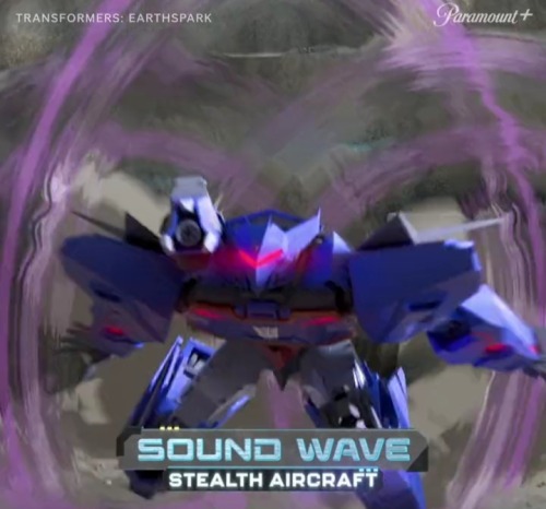 BABY WAKE UP SOUNDWAVE IS GONNA BE IN EARTHSPARK WITH A DELICIOUS NEW DESIGN