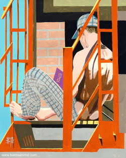 Bastiaan-Mol:on The Balcony, Artist: Bastiaan Mol, Netherlands (2019) Painted On
