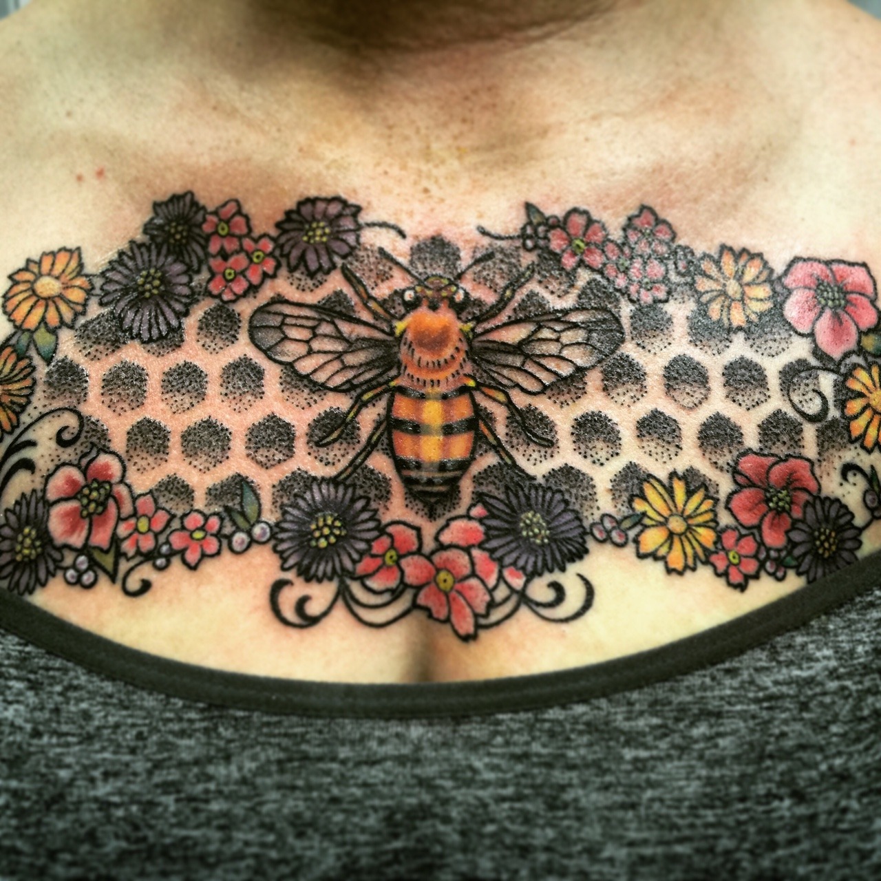 Bee Tattoo Designs For Woman  TattooMenu