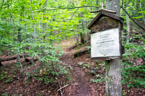 The southern end of the infamous “Roller Coaster.” It’s a 13.5-mile section with ten ascents a