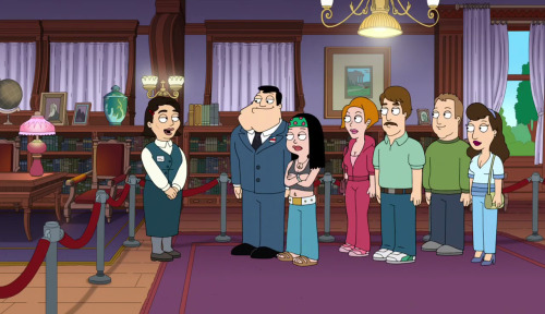 James Garfield Historial Museum, in American Dad!, Garfield and Friends, S13E19, 2016 (feat. Seth Ma