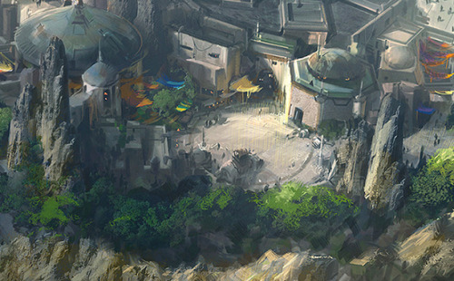 Disneyland Park Guests Get a Peek at New Star Wars-Themed Land&lsquo;Star Wars Land&rsquo;: Disneyla