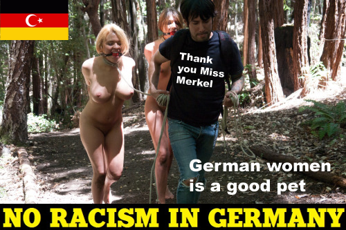 whiteboy4blacks:  praetorianer2017:  Muslims are strong Muslims are fertile Muslims rule no mercy for german slave   NO MERCY FOR GERMANY! 