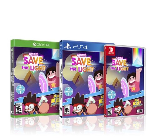 grumpyfaceblog:  It’s finally happening!! Steven Universe: SAVE THE LIGHT is coming to NINTENDO SWITCH and IN STORES this fall as a boxed retail product! (Physical version also available for Xbox One and PS4!) The physical product is a COMBO PACK that