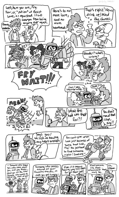 epicbilly:Yet another silly doodle comic i ended up dedicating a long time to lol 