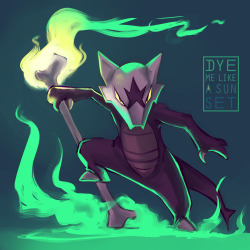 dyemelikeasunset:  I”M HYPE….. hype for parent marowak back from the dead to protect babies… [dA mirror] 