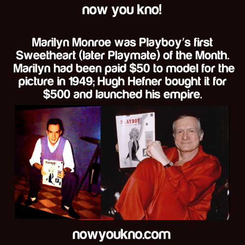 nowyoukno:  Now You Know more about Marilyn Monroe. 