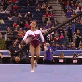 glamdoll-z:  himegoon:nastiafan101:Carley Sims nailing floor for a career high 9.950 at the 2015 SEC Championshipshttps://www.youtube.com/watch?v=XWmZpRVFkXc*places hand on chest* Did she hit that snap yah fingas?  And the heel toe lol