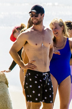 sbastianstan: CHRIS HEMSWORTH - Byron Bay, Australia (August 19, 2019)