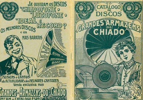 The Chiado warehouse store - Records catalogue. 1904/1915. The 1st record companies - Chiadofone - l